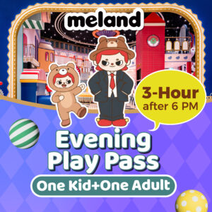 Evening tickets(One Kid+One Adult)(3-Hour after 6 PM)