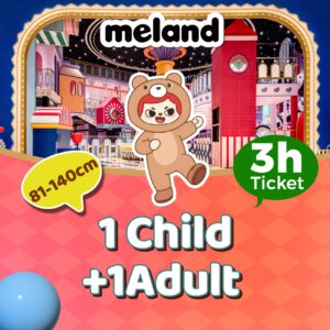 1Adult+ 1kid 81-140CM Play for 3 hrs