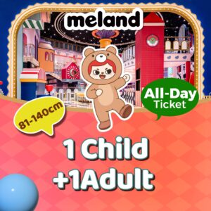 1Adult+ 1kid 81-140CM Play All-Day Ticket