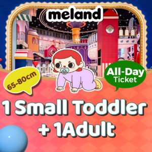 1Adult+1Small Toddler 65-80 cm All-Day Ticket